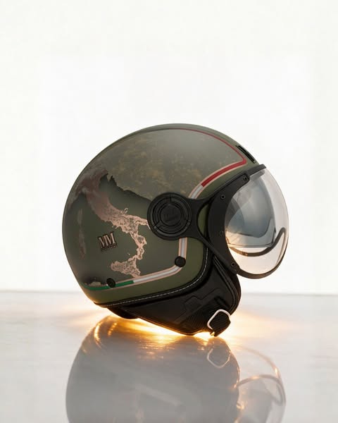 Casco Italia Verde Avanguardia MM Independent