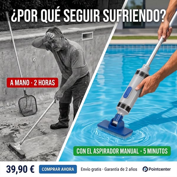 ¡Menos limpieza, más piscina!
