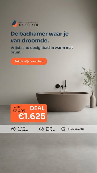 Frabitio vrijstaand bad