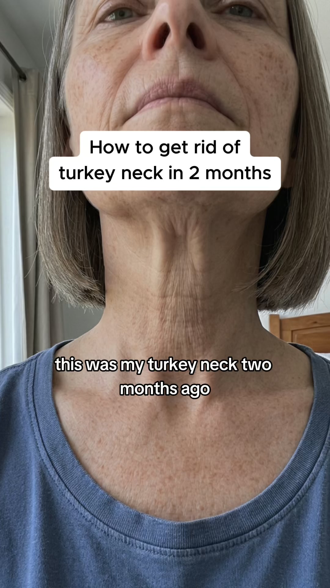 Your face says 40. Your neck says 60.