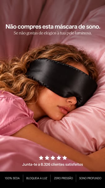 Máscara de sono profundo