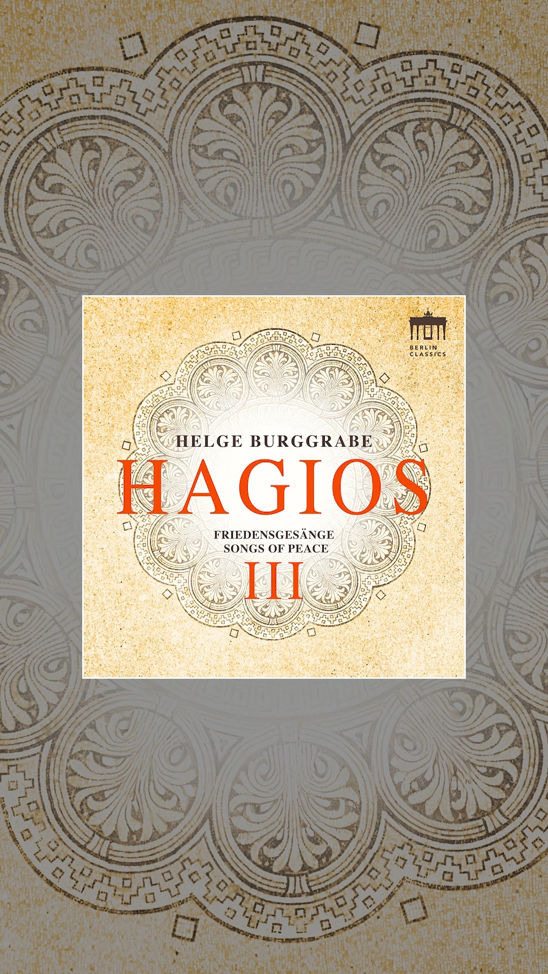 Helge Burggrabe & Vokalensemble Elbcanto - Hagios III (Songs of Peace)