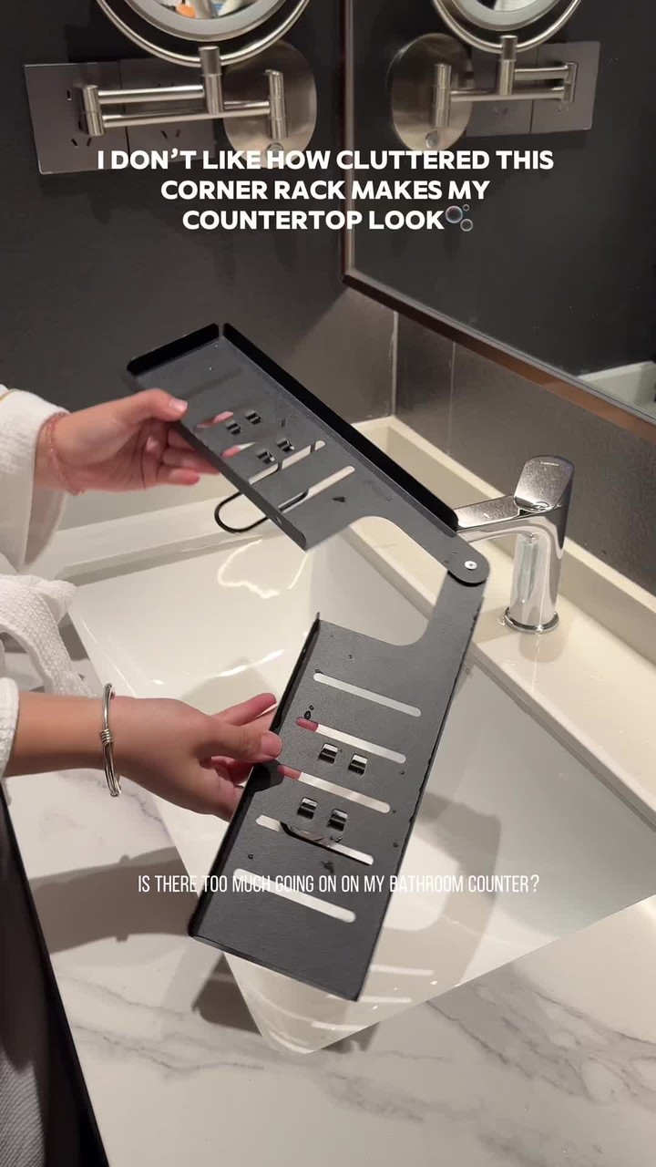Foldable Carbon Steel Sink Storage Rack