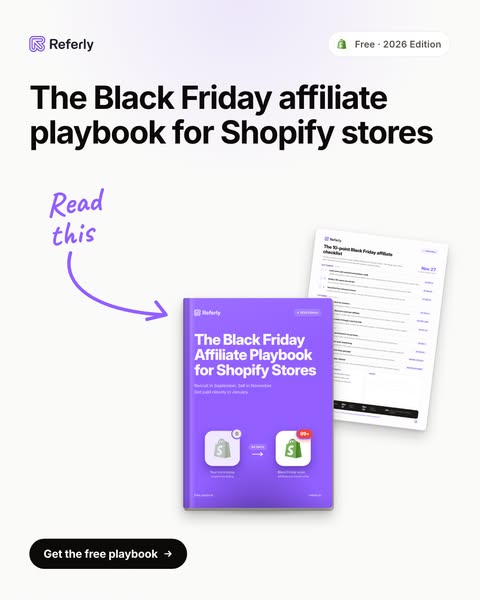 The Black Friday Affiliate Playbook for Shopify Stores