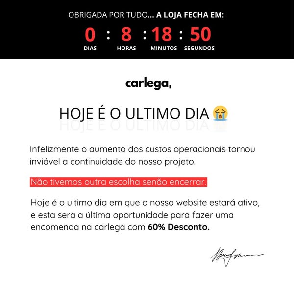 60% DE DESCONTO SÓ HOJE