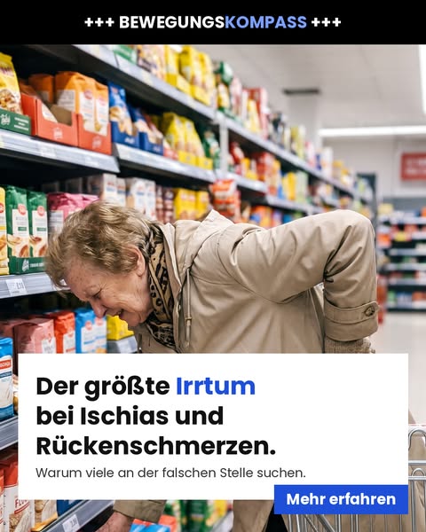 Entlastung für Hüfte und LWS
