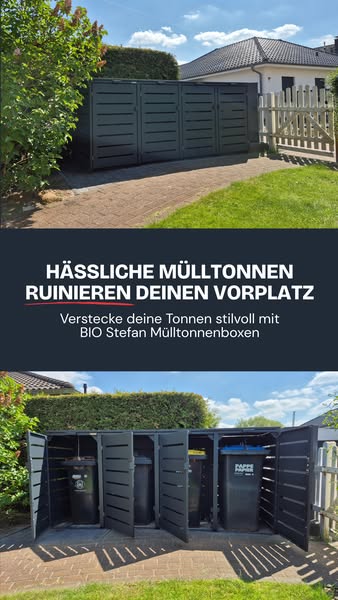 Mülltonnen, die keiner sehen muss