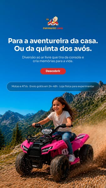 Para a aventureira da casa