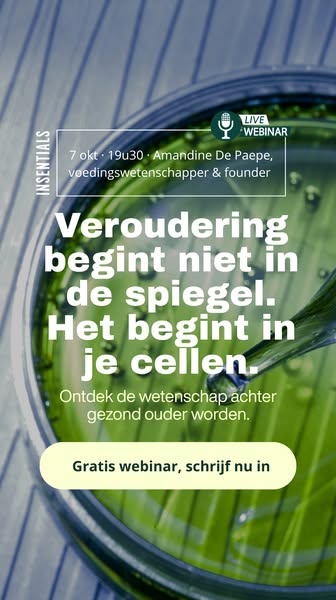 Gratis webinar: longevity & anti-aging