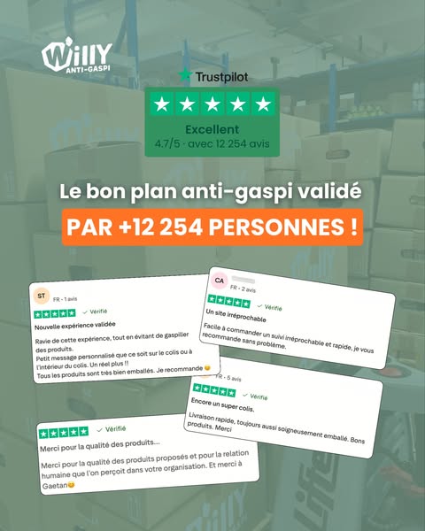 Faire ses courses sans se ruiner ? C'est possible avec Willy anti-gaspi !