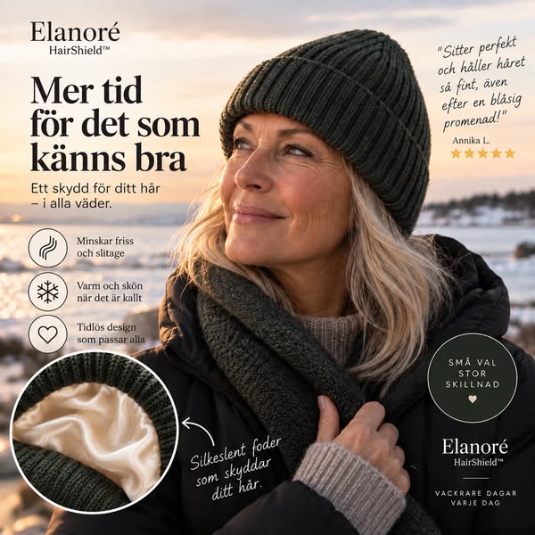 Skydda håret i vinter