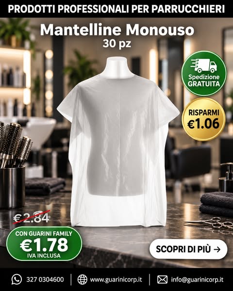 Mantelline Monouso 30pz — TRICOMED