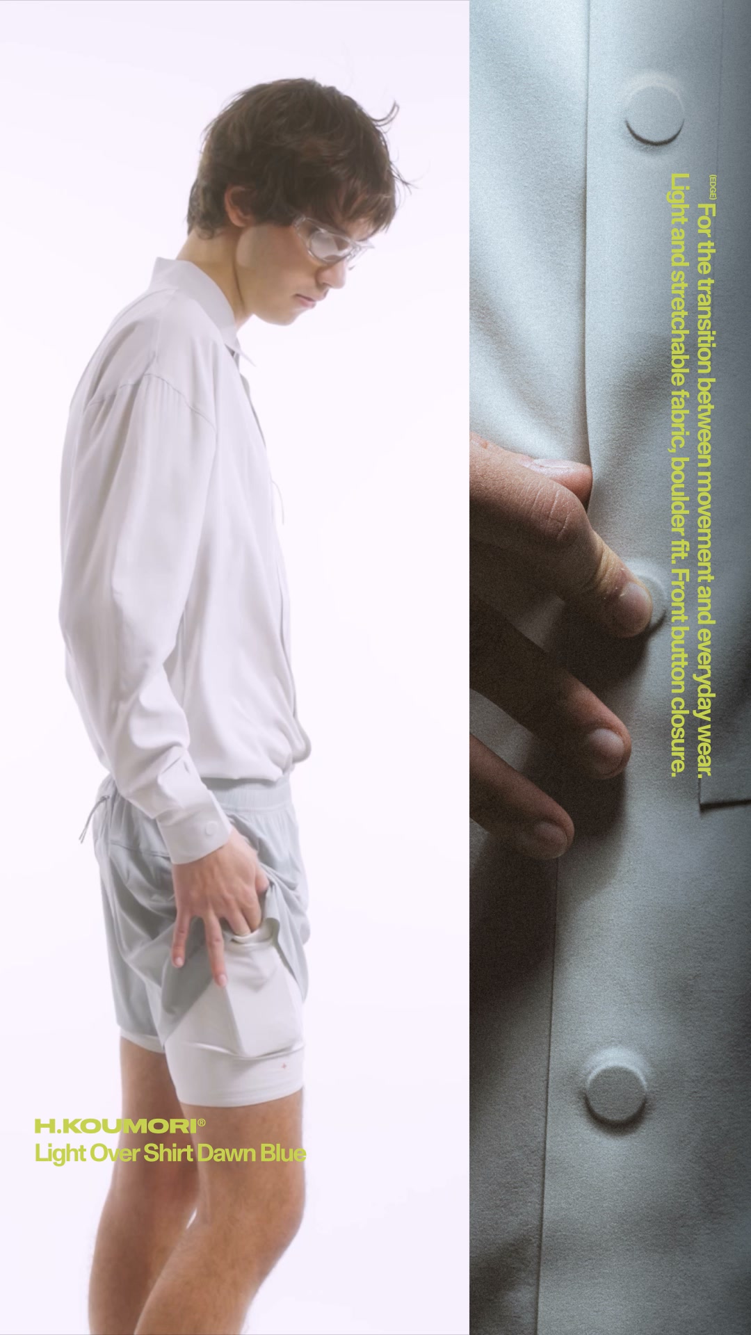 Light Over Shirt Dawn Blue