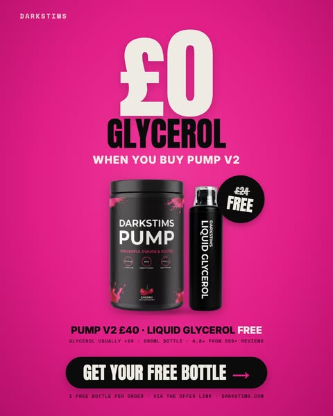 Buy PUMP V2, Get Glycerol FREE