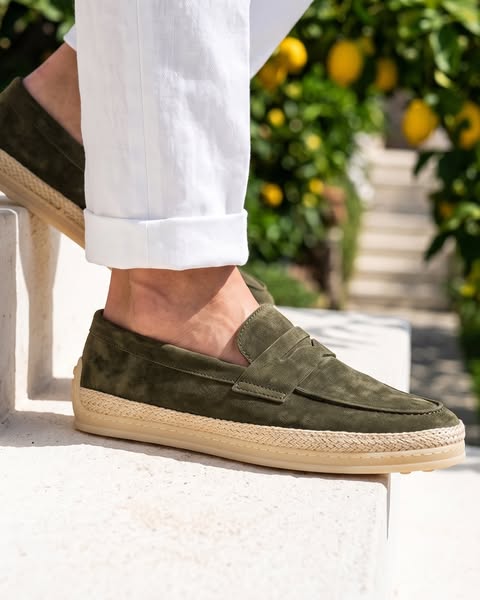 Positano Suede Espadrille Driver
