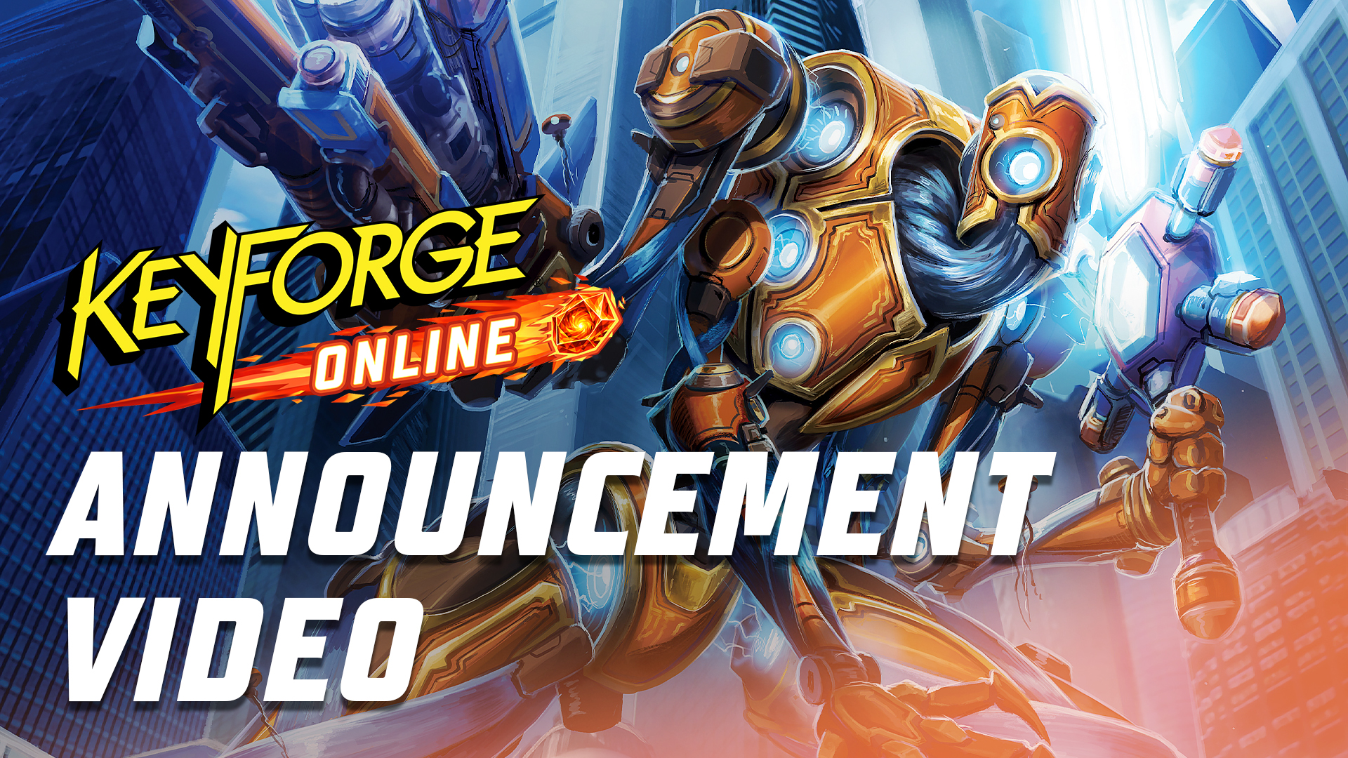 Anúncio de Keyforge Online