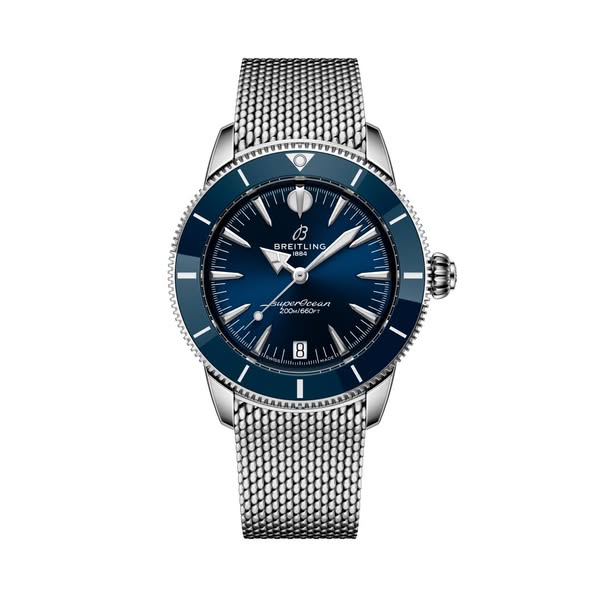 Breitling Superocean Heritage Automatic 36, Stainless steel-Blue