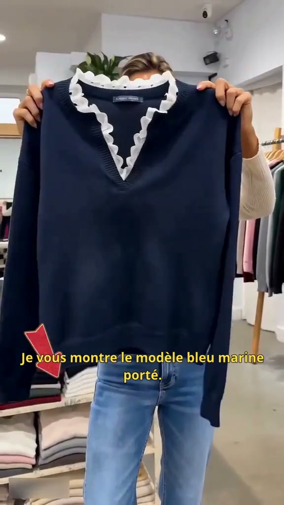 Pièce de superposition automnale polyvalente, coupe confortable et décontractée. !