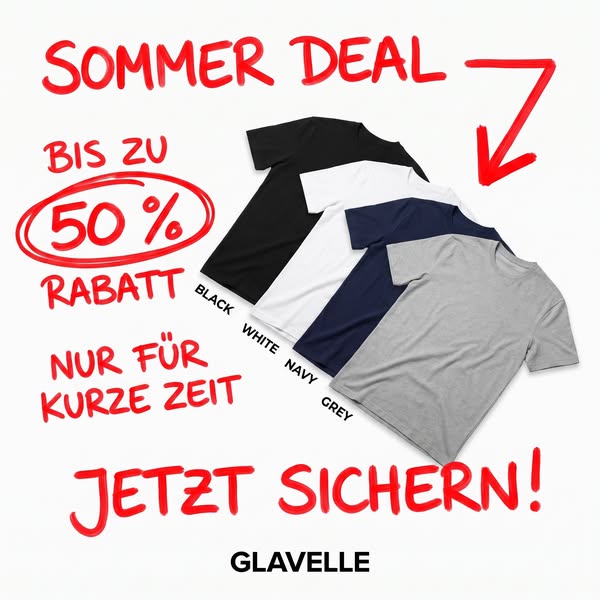 Sommer Deal: Bis zu 50 % sparen