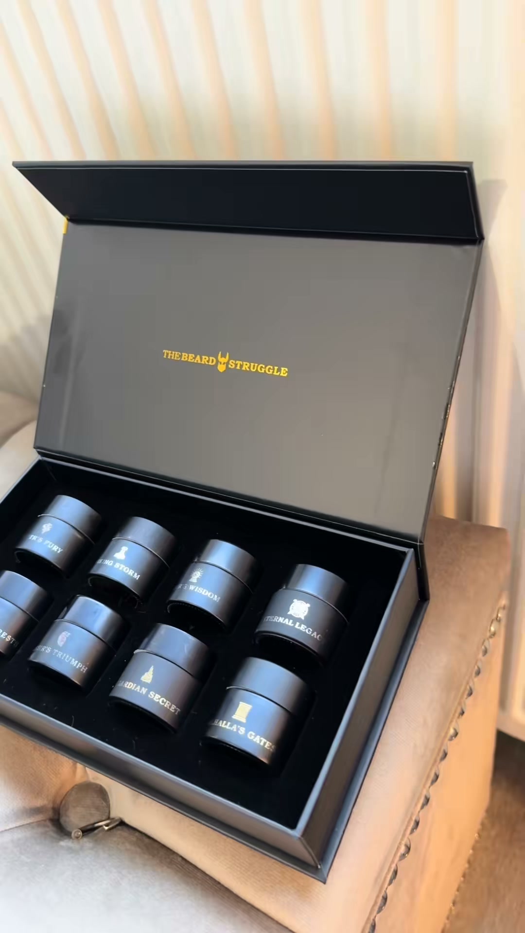 8 Oils. 8 Balms. One Legendary Beard Kit.