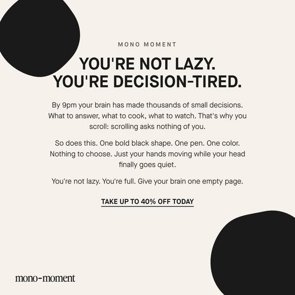 Don't sit on your 15% off