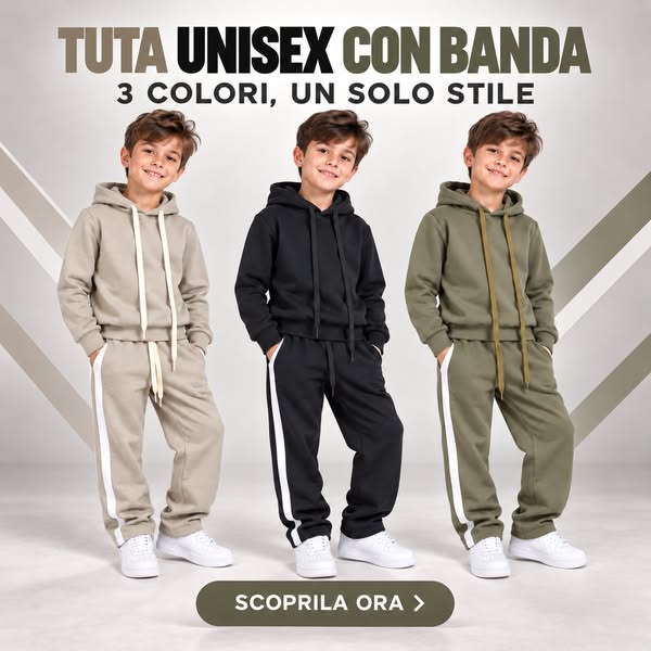 Tuta unisex con banda