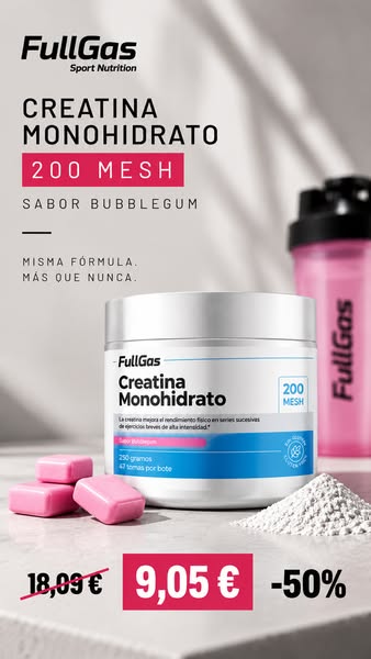 Creatina Bubblegum al 50%