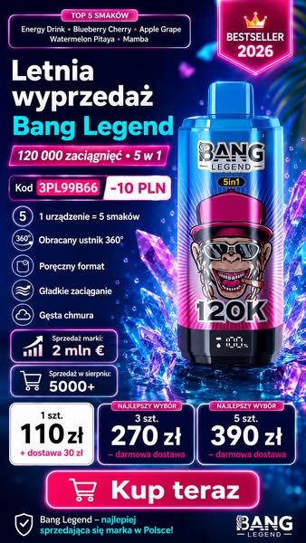 BANG LEGEND 120K – 5 smaków w 1