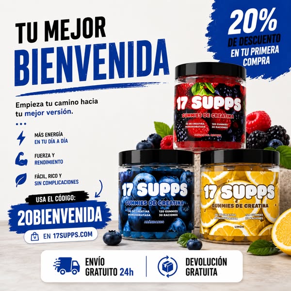 20% de descuento en tu primer pedido