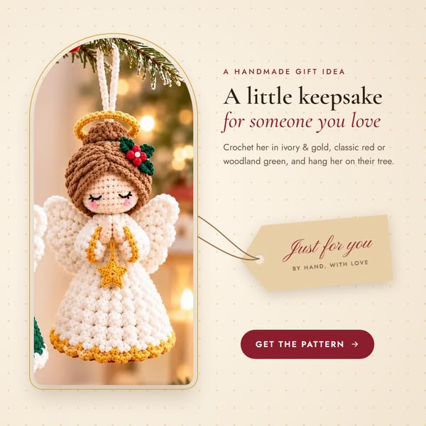 Crochet Your Own Little Christmas Angel