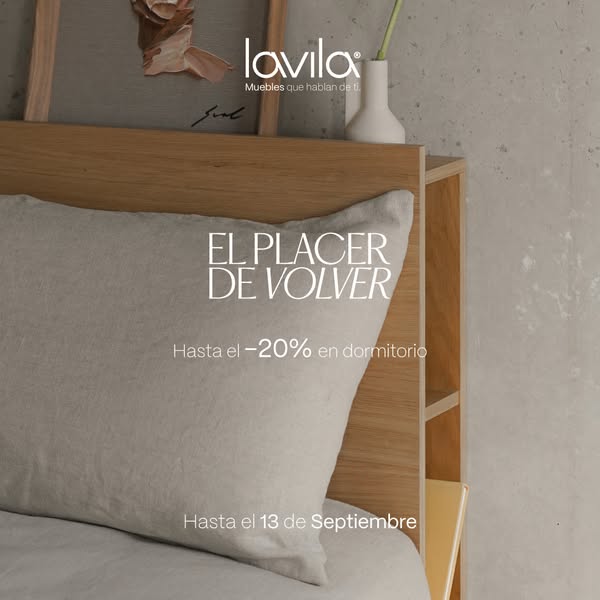 El placer de volver · hasta −20%