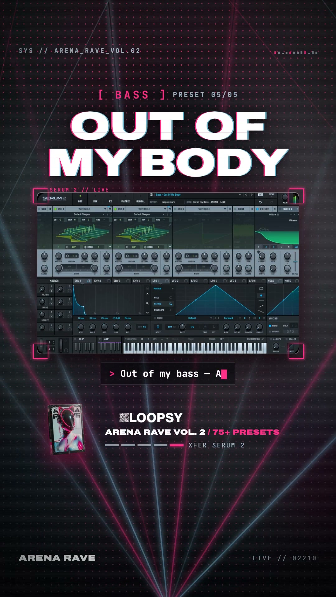 143 Arena Presets. One Bundle.