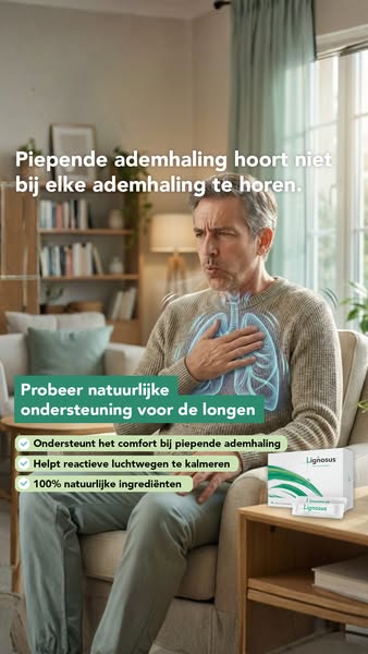 Dagelijkse ondersteuning bij piepende ademhaling.