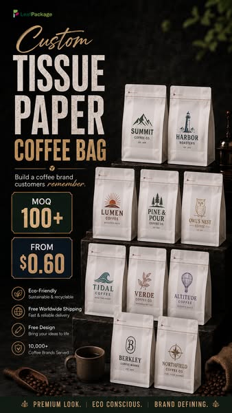 Custom Coffee Bags From $0.60
