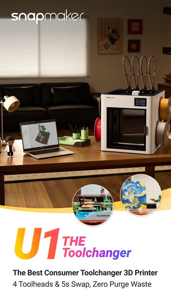 Snapmaker U1: THE Consumer Toolchanger 3D Printer.