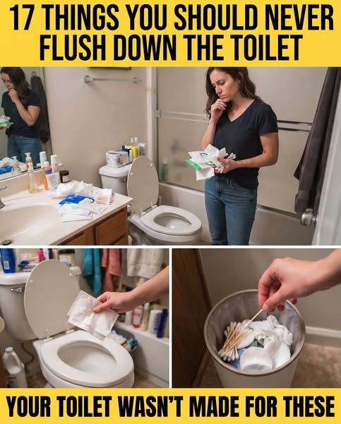 17 Things You Should Never Flush Down The Toilet