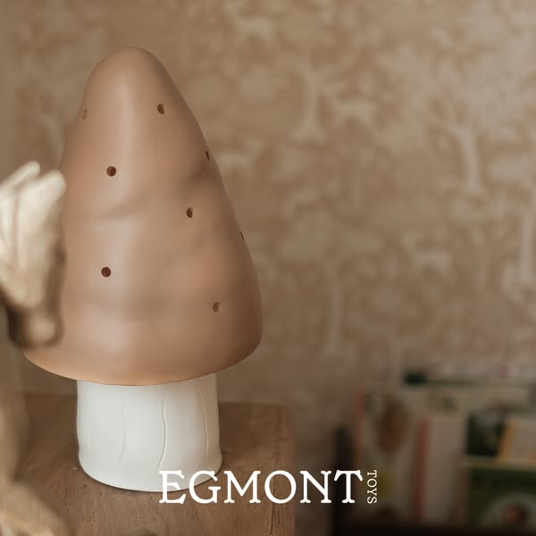 Lampe champignon chocolat