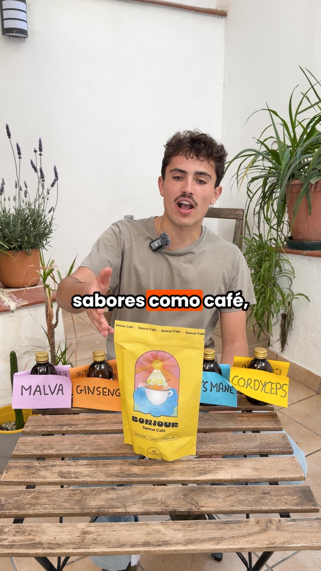 Hecho en Francia con extractos orgánicos de plantas y hongos franceses