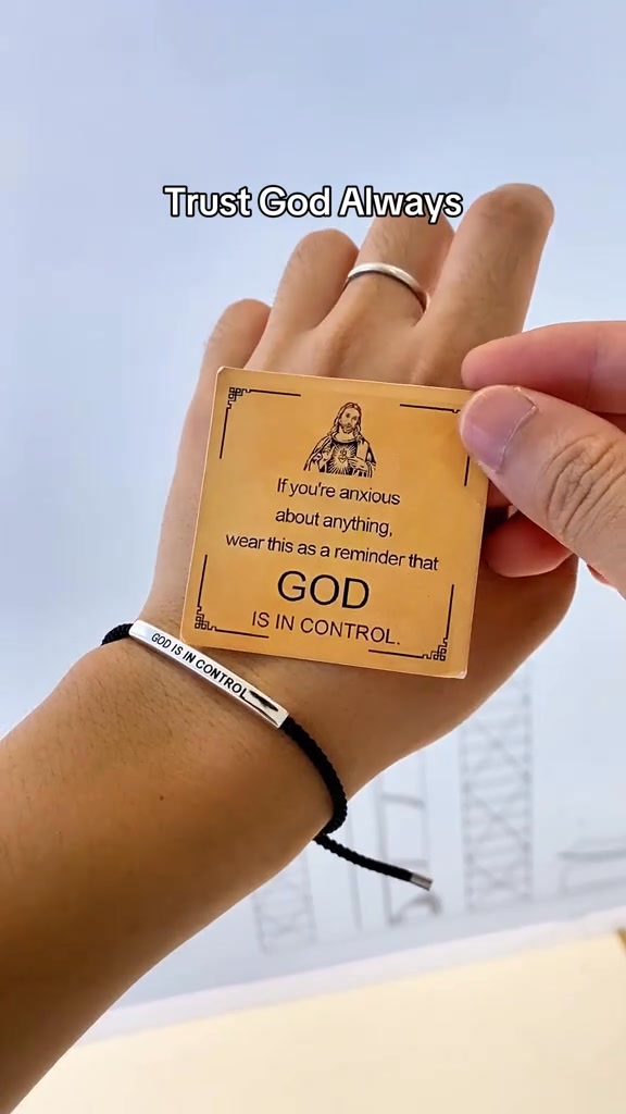 Inspire Bracelet “God is in control”