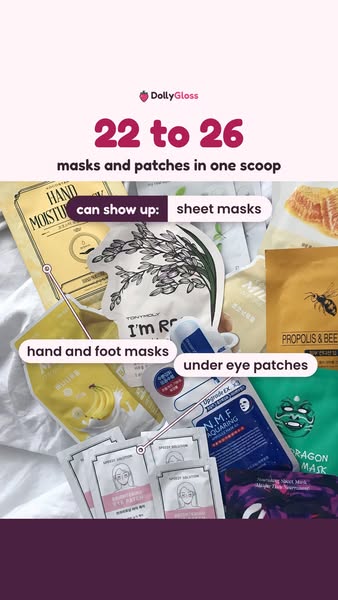 22 to 26 masks and patches
