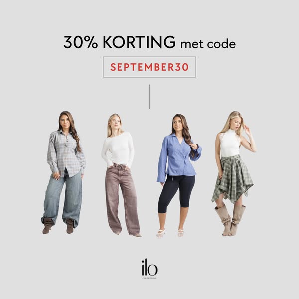 Nu 30% korting