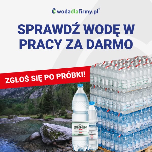 Odbierz darmowe próbki wody dla firm