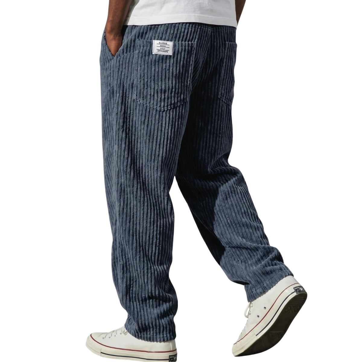 Corduroy broek met comfort van een jogger