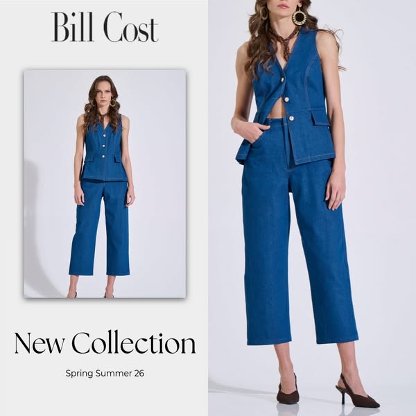 €68.60 | Βαμβακερό Τζιν Παντελόνι Cropped