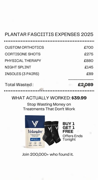 Velandre Arden — Arch Support Foot Sleeve