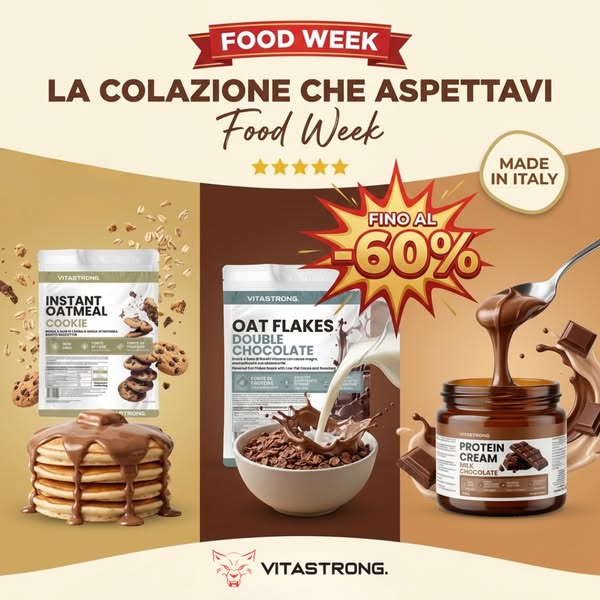 Food Week: colazione fino al 60%