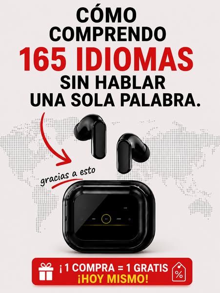 Auriculares con IA y traducción instantánea