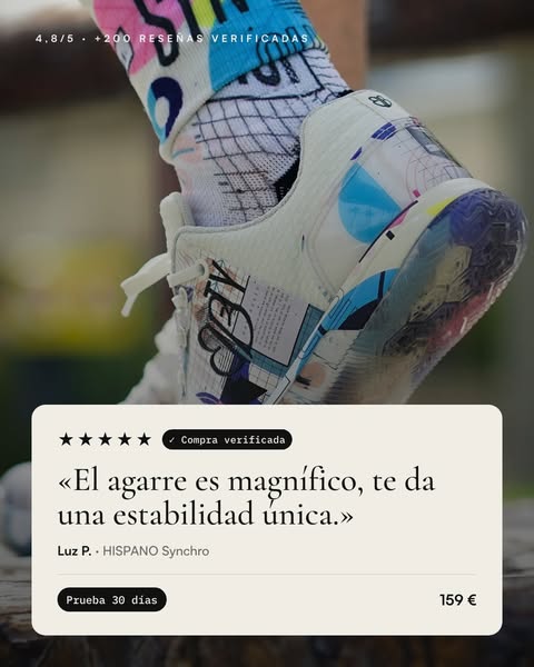 4,8/5 de quien ya entrena con ellas.