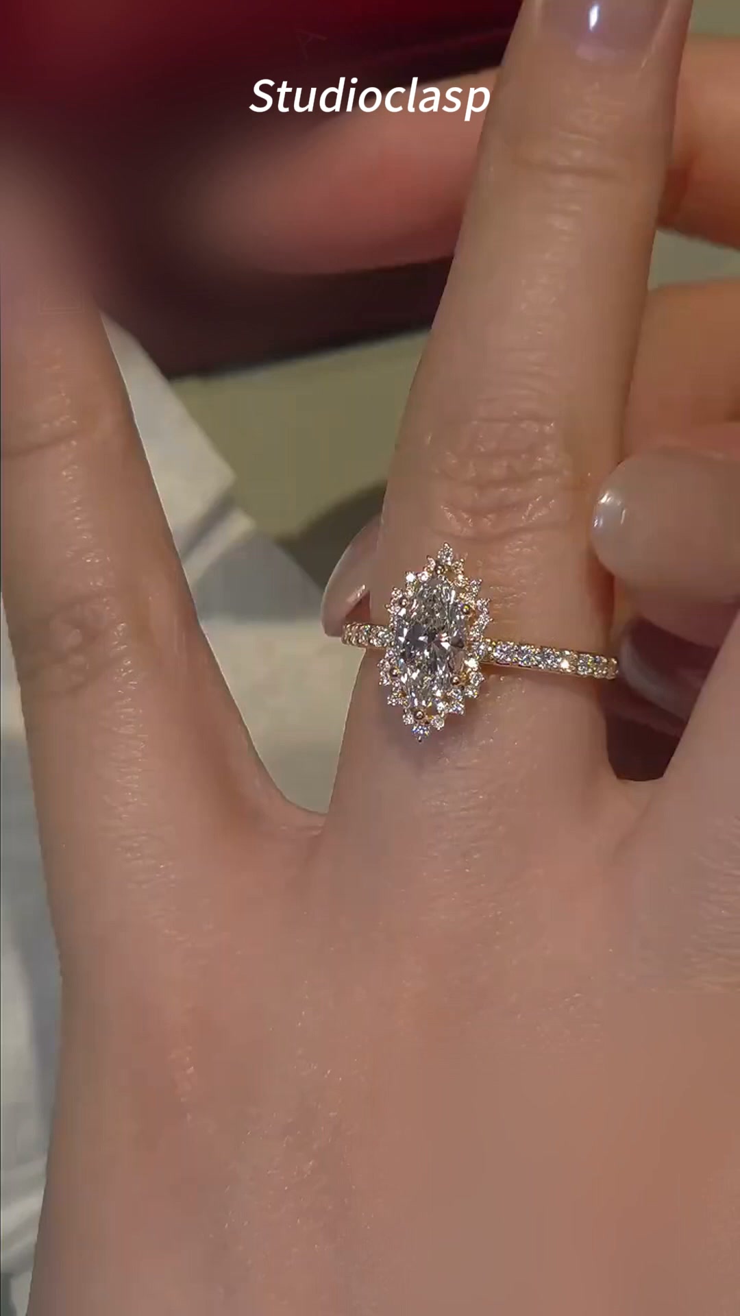 Luxury Marquise Diamond Ring for Women