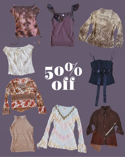Second Hand September - 50% off now!